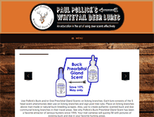 Tablet Screenshot of deerlures.com